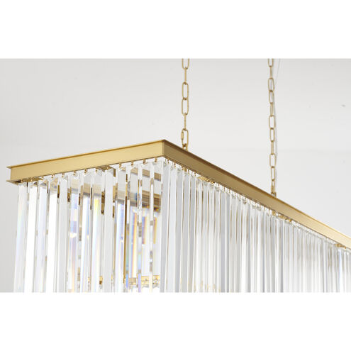 Canada 50 inch Gold Linear Chandelier Ceiling Light